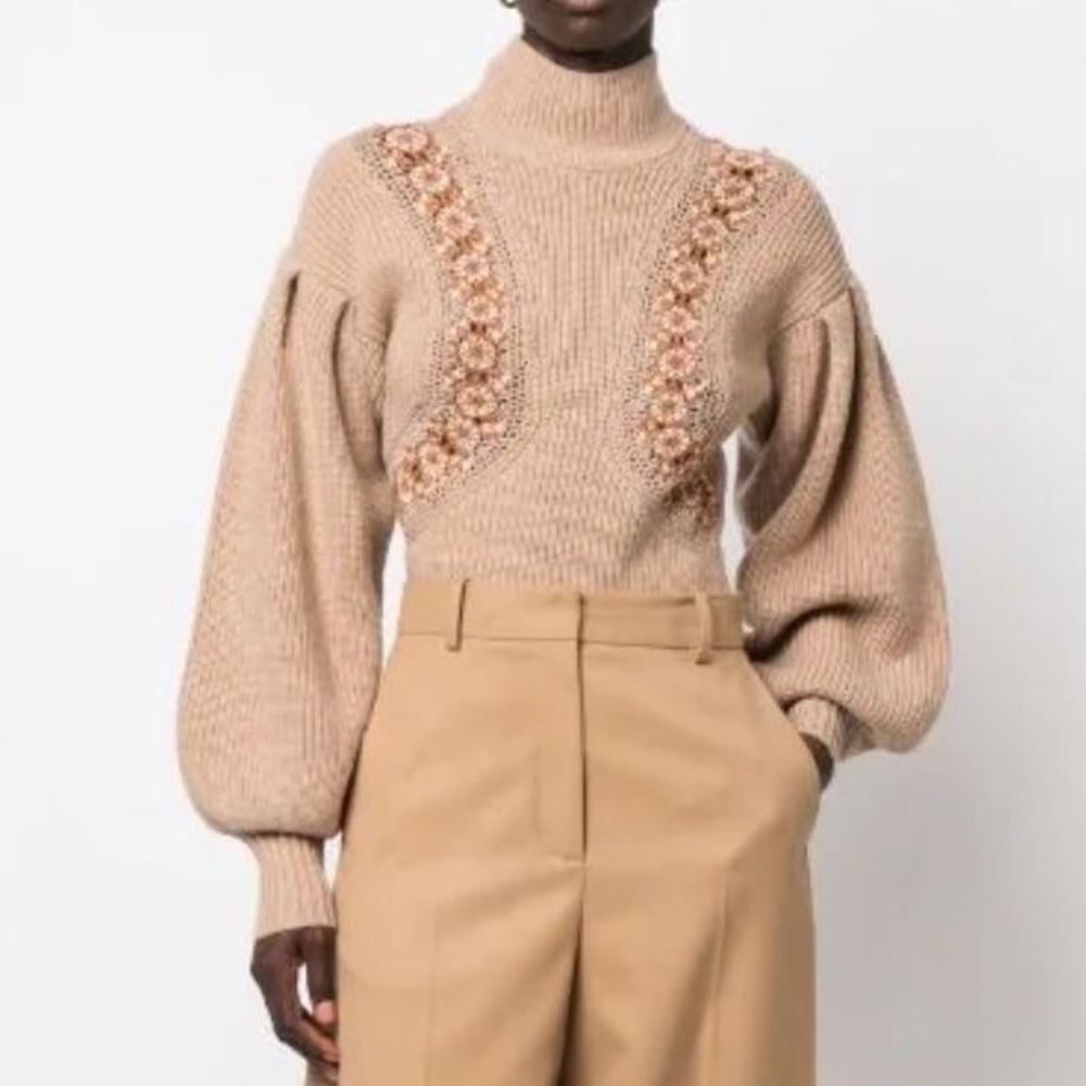 Ulla Johnson beige ‘Emerson’ wool sweater Size XS